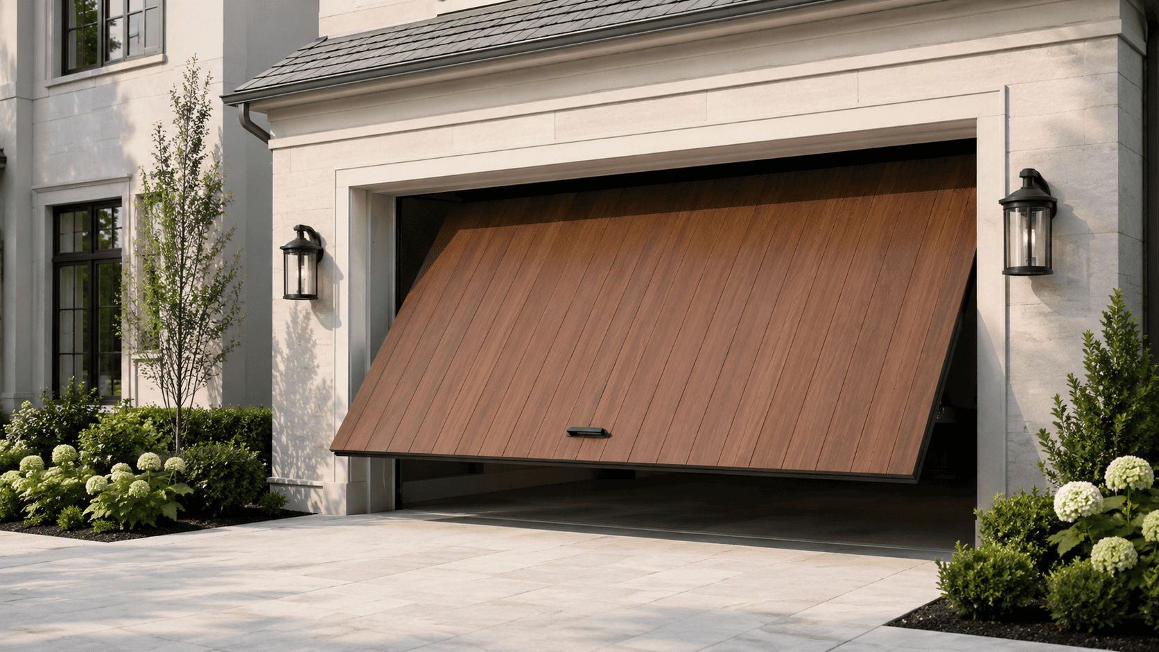 Garage door repair in progress — Rouse Hill